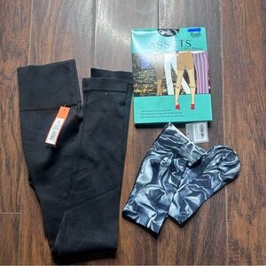 Asset Black Abstract Leggings Tights Set of 3